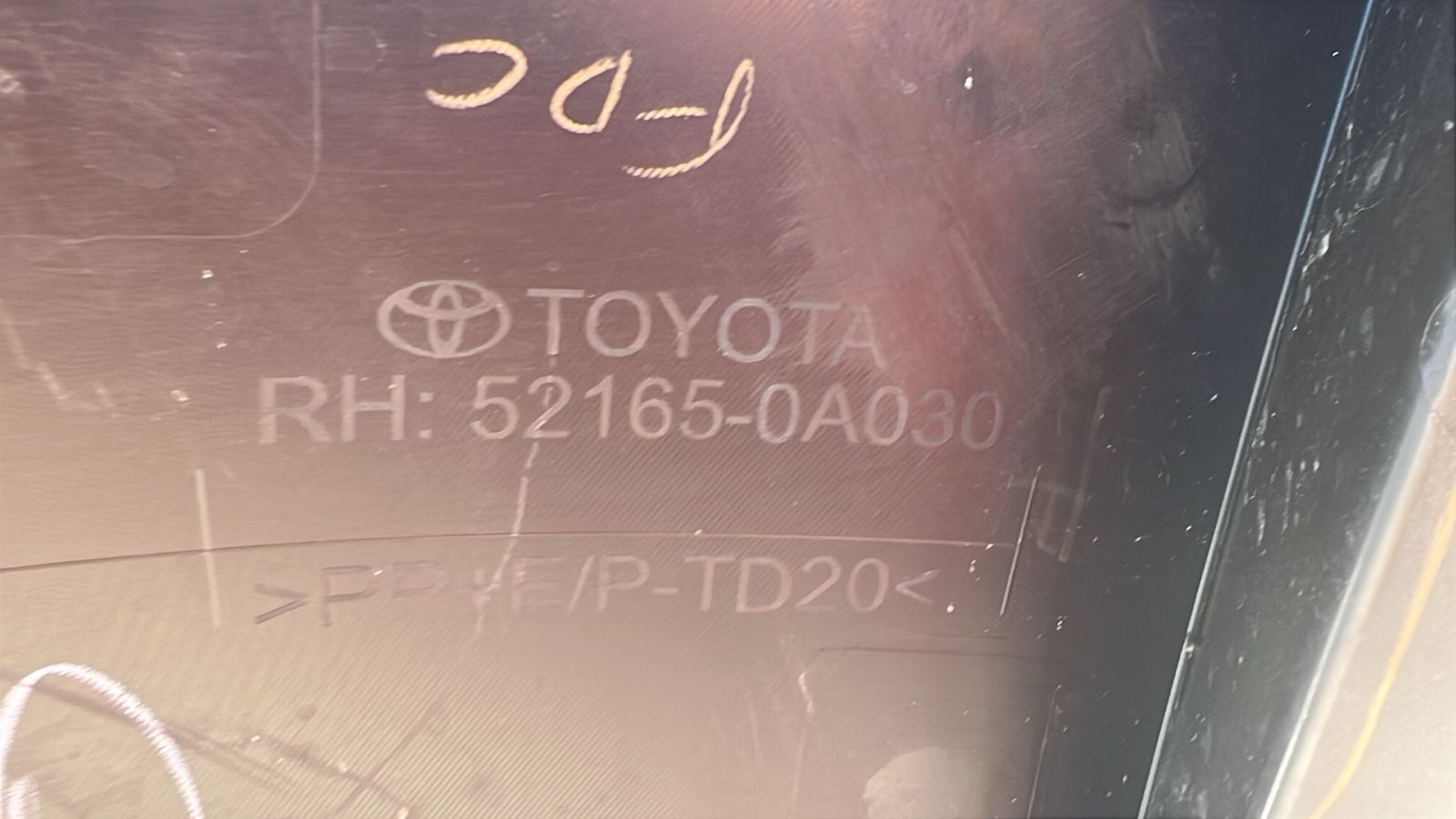 Corner Derecho Parachoque Trasero Toyota Corolla Cross (22-25) - Imagen 5